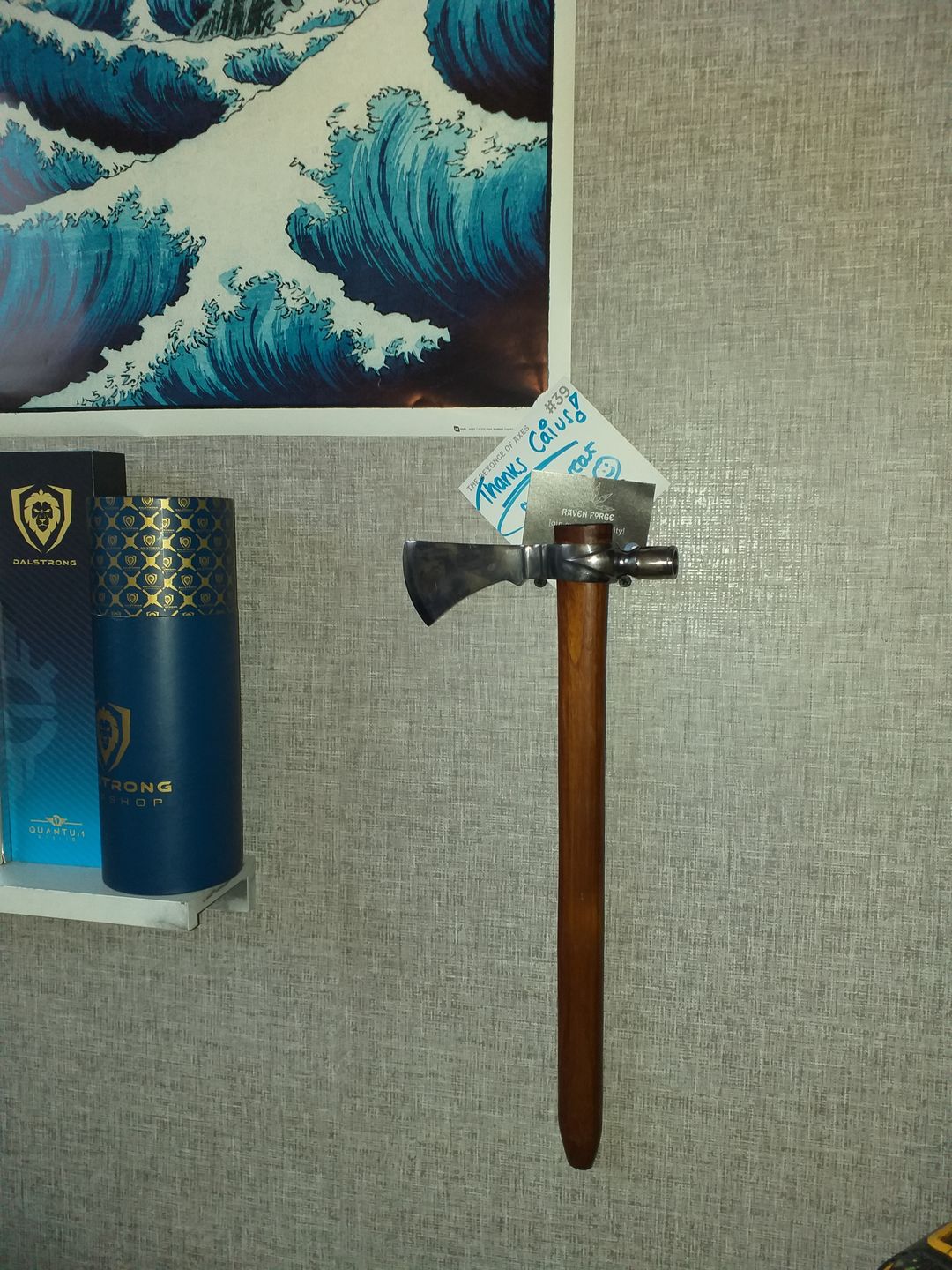Customer photo review of Tomahawk Peace Pipe