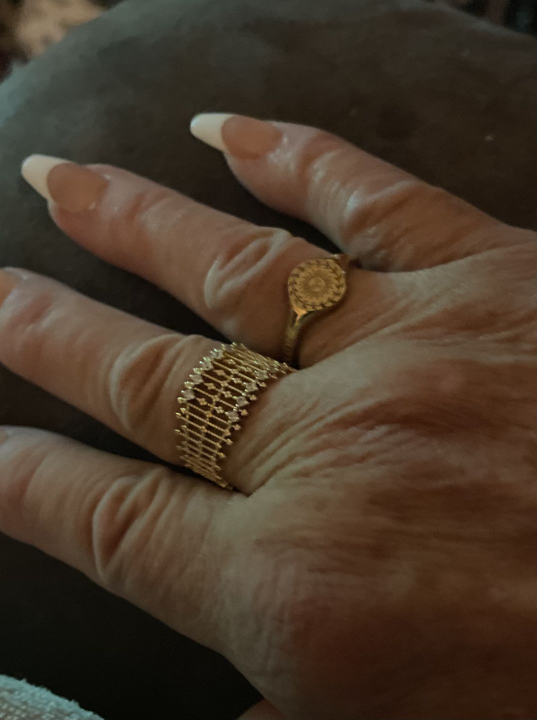 Customer photo review of Summer Solstice Gold Ring