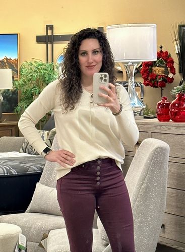 Customer photo review of The Callaway Seam Sweater