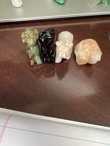 Customer photo review of Mini Flower Agate Bear