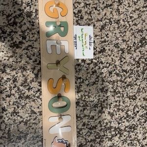 Customer photo review of Unicorn Name Puzzle