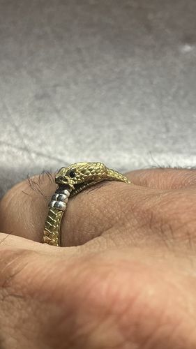 Customer photo review of Ouroboros Ring