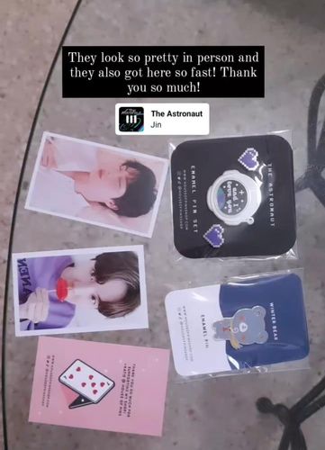 Customer photo review of Winter Bear Pin