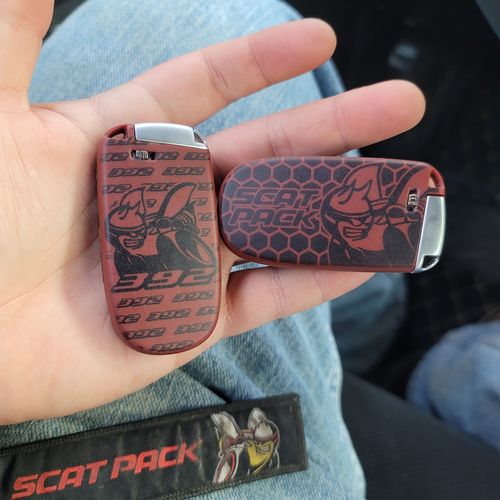 Customer photo review of Phantom Honeycomb Scat Pack Key Fob Shell