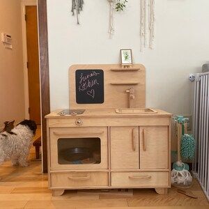 Customer photo review of Wooden Play Kitchen