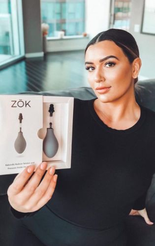 Customer photo review of Zōk- Naturally Reduce Pressure and Tension Inside the Head