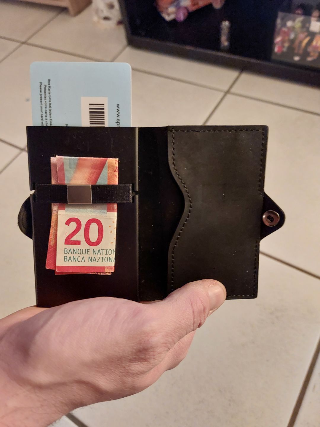 Customer photo review of Slim Wallet