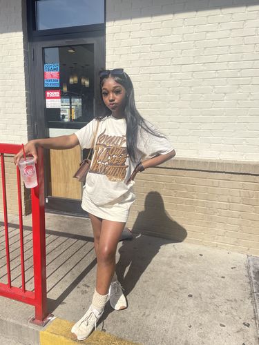 Customer photo review of Jordan 1 Low OG “Reverse Mocha” DopeSkill Sail T-shirt LOVE Graphic