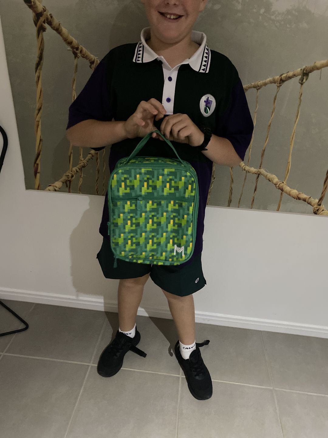Customer photo review of MontiiCo Large Insulated Lunch Bag - Combat
