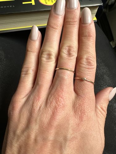 Customer photo review of 14k britt ring