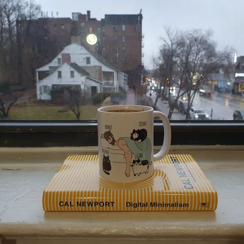 Customer photo review of Personalized Cat Dad Mug
