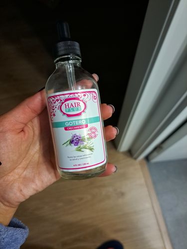 Customer photo review of Gotero Crecimiento