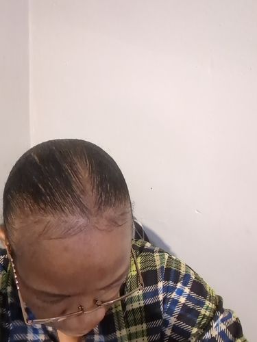 Customer photo review of Mink Black Hair Dye