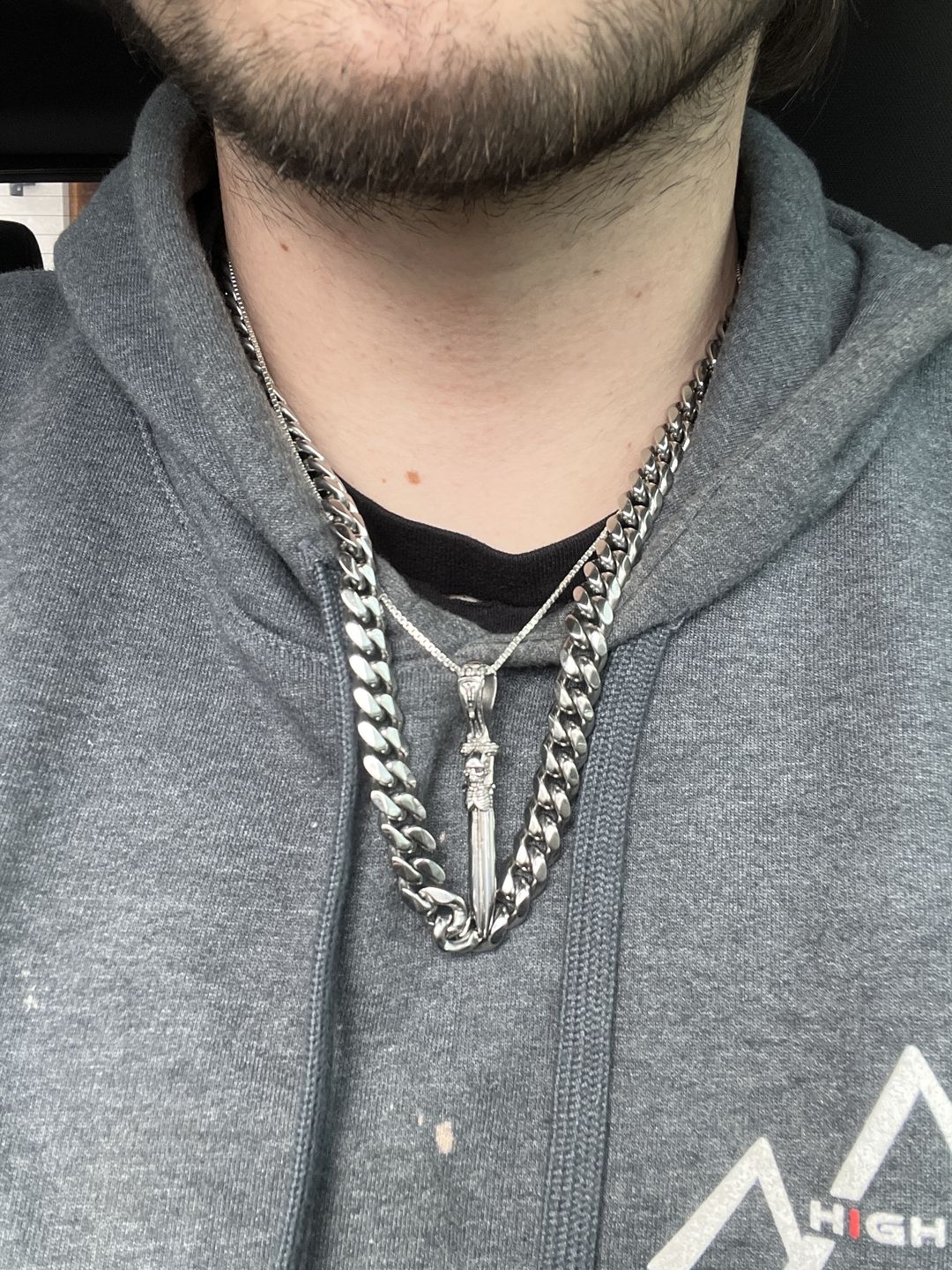 Customer photo review of CATACOMB SWORD PENDANT (NEW)