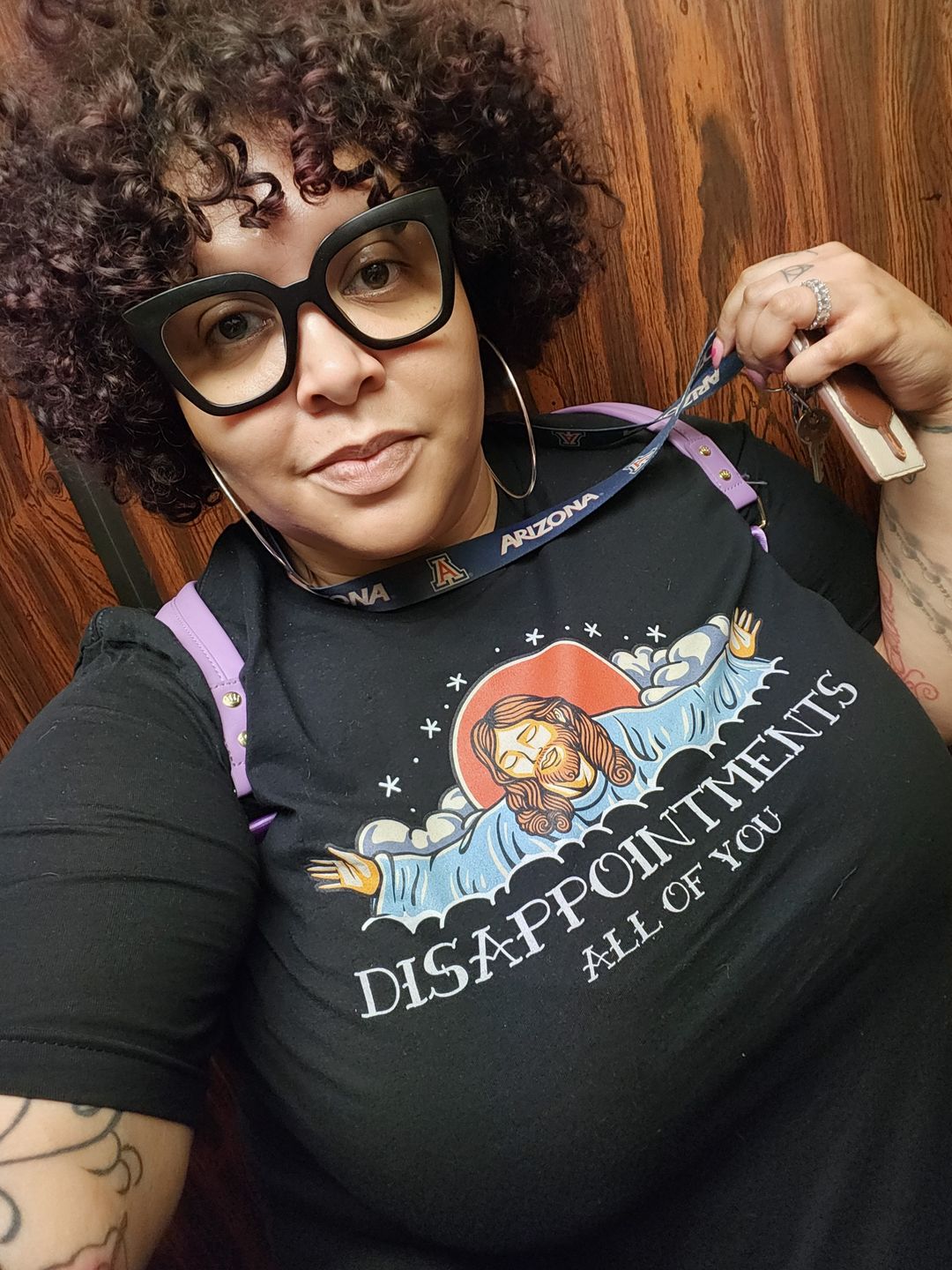 Customer photo review of Premium Disappointments All Of You Old School T-shirt
