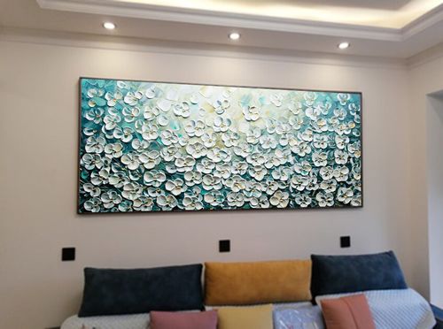 Customer review photo for Plaster Art Texture Painting #SG051
