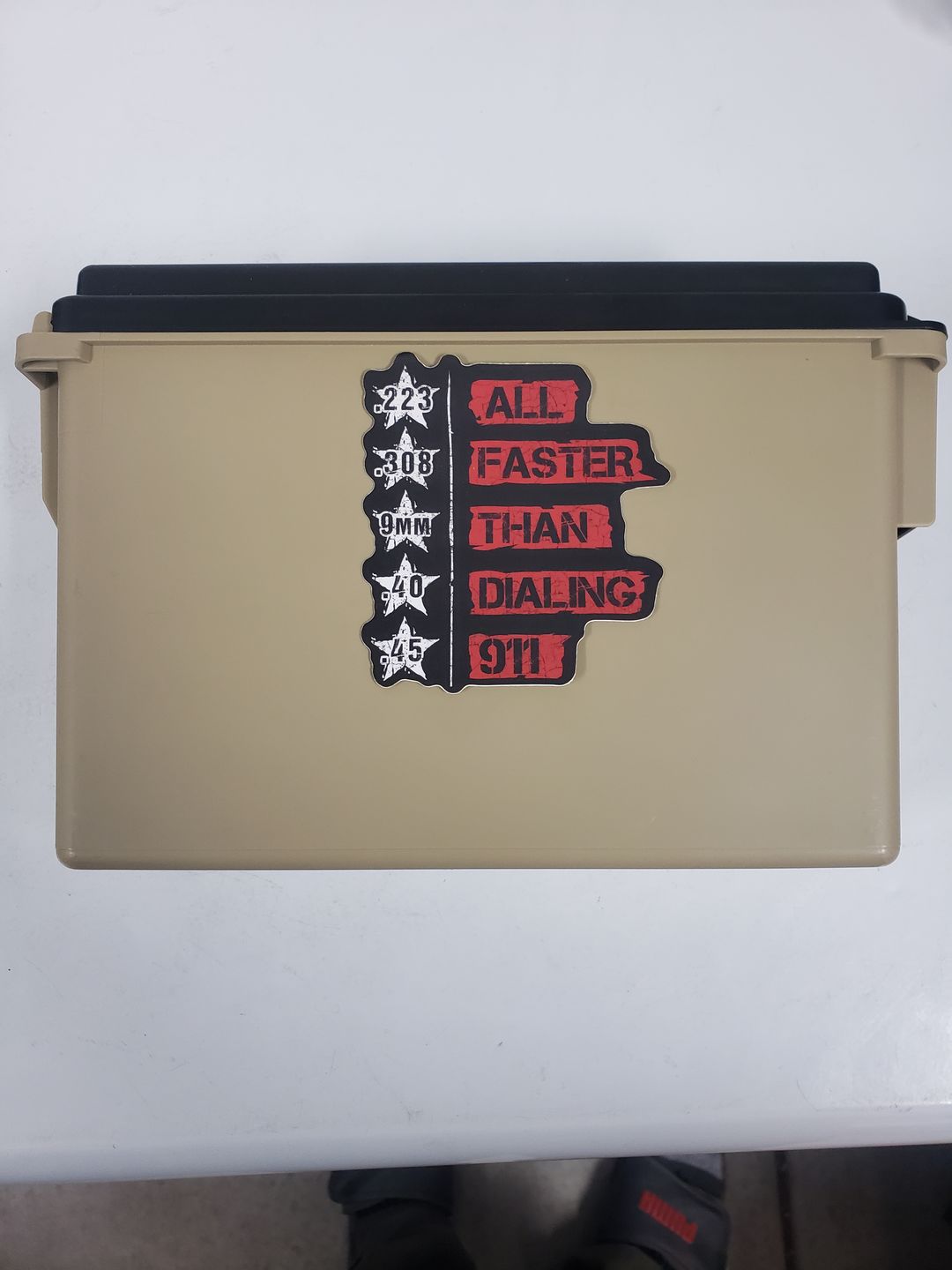 Customer photo review of All Faster than 911 Decal