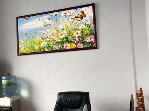 Customer review photo for Plaster Art Texture Painting #SG055