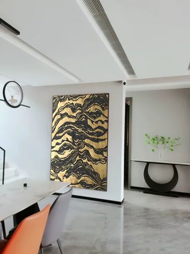 Customer review photo for Plaster Art Texture Painting #SG010