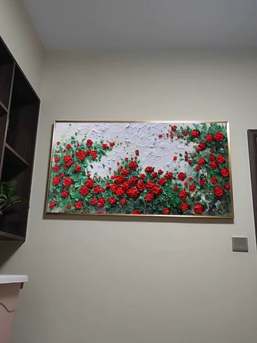 Customer review photo for Plaster Art Texture Painting #SG046