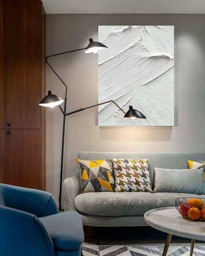 Customer review photo for Plaster Art Texture Painting #SG041