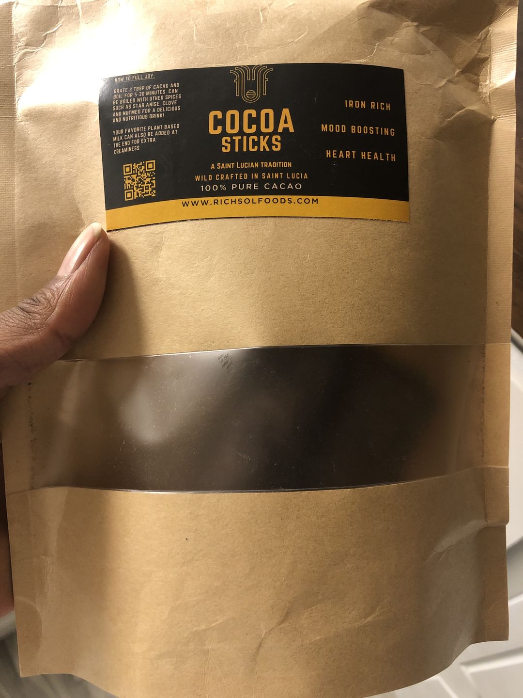 Customer photo review of Cocoa Sticks
