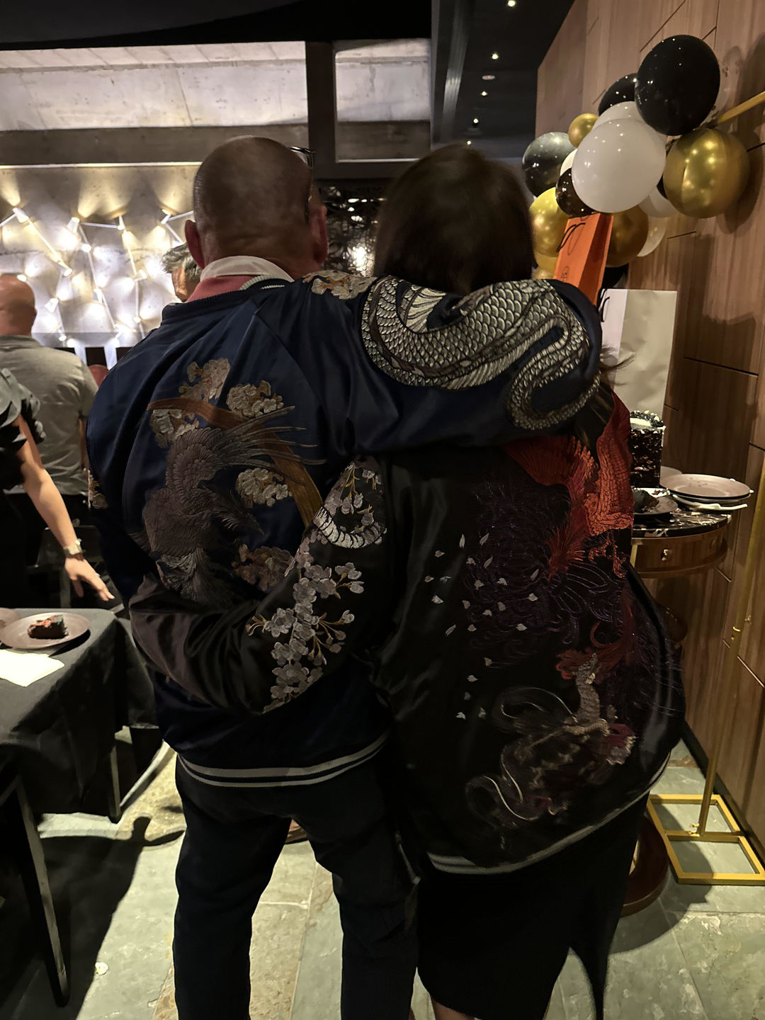 Customer photo review of Double Dragon & Phoenix Sukajan Souvenir Jacket