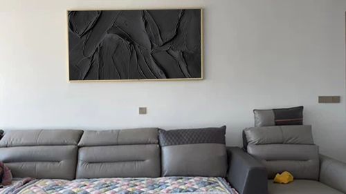 Customer review photo for Plaster Art Texture Painting #SG043
