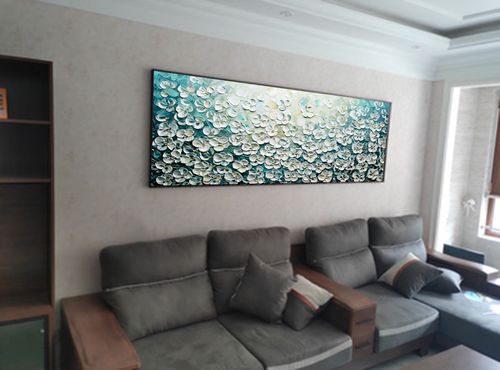 Customer review photo for Plaster Art Texture Painting #SG051
