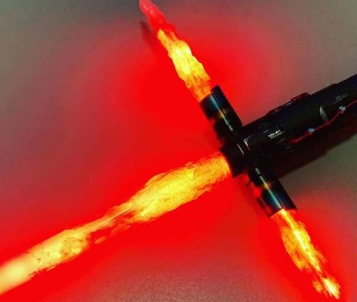 Customer photo review of Kylo R Crossguard Lightsaber
