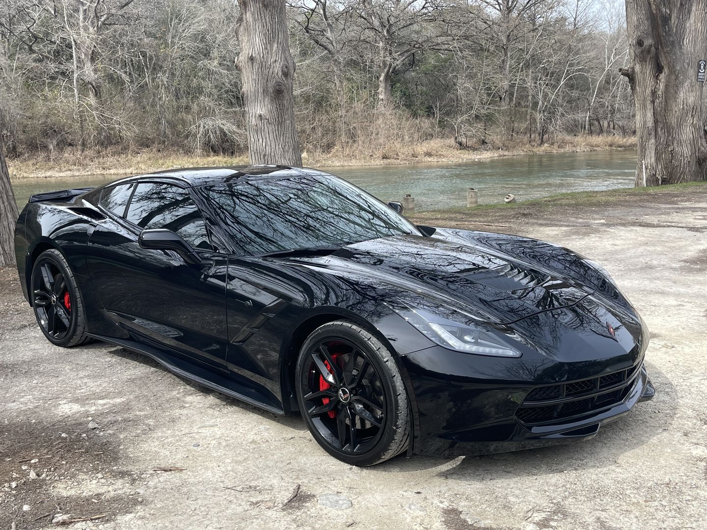 Customer photo review of Corvette C7 Z06 Conversion Side Skirts Rocker Panels