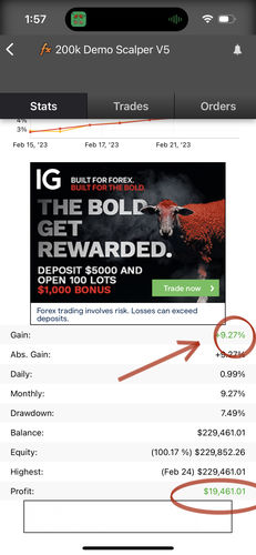 Customer photo review of FIRESTORM PROP FIRM SCALPER V5