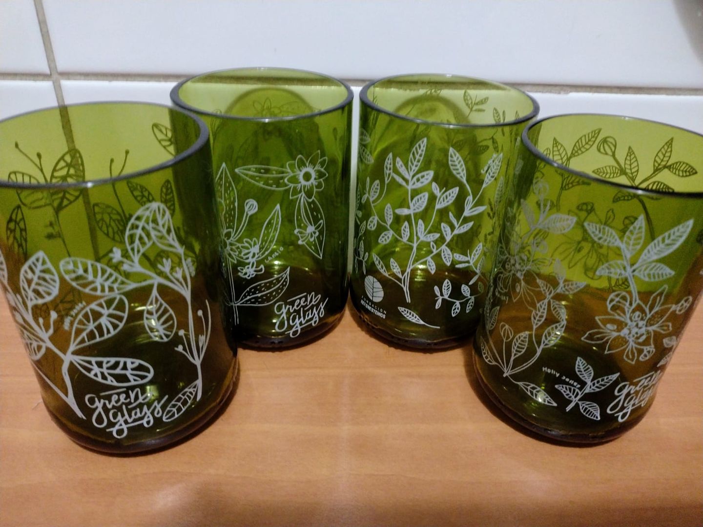 Customer photo review of Reforestemos Juego de 4 Vasos