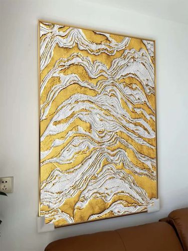 Customer review photo for Plaster Art Texture Painting #SG009