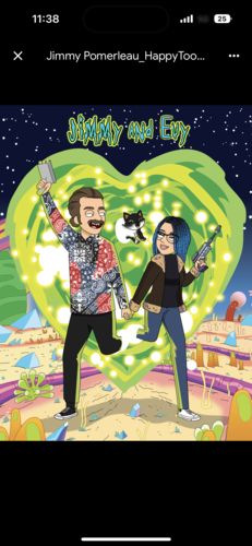 Customer photo review of 'Rick and Morty' Custom Portrait