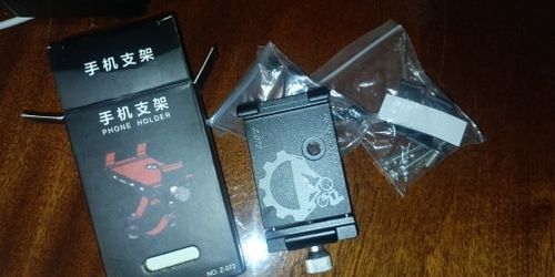 Customer photo review of Soporte para teléfono móvil de bicicleta de aleación de aluminio, soporte para teléfono, soporte para bicicleta de motocicleta y coche eléctrico, pieza de ciclismo
