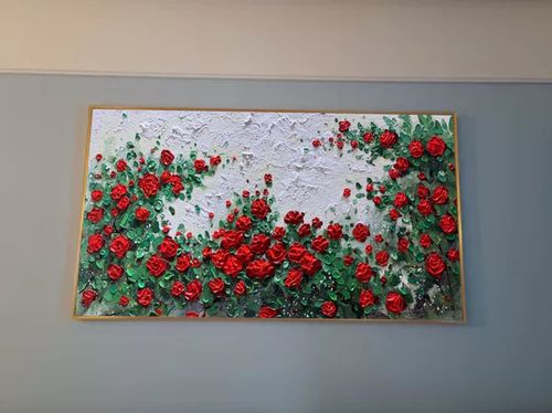 Customer review photo for Plaster Art Texture Painting #SG046