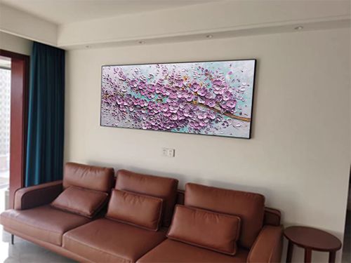 Customer review photo for Plaster Art Texture Painting #SG052