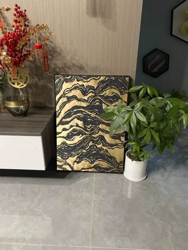 Customer review photo for Plaster Art Texture Painting #SG010