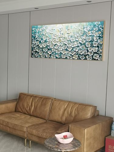 Customer review photo for Plaster Art Texture Painting #SG051