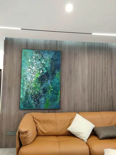 Customer review photo for Plaster Art Texture Painting #SG007