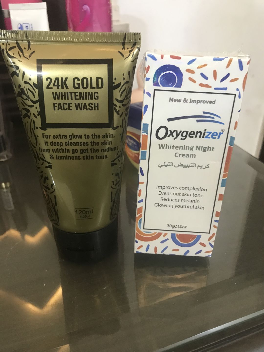 Customer photo review of 24K GOLD – BEST WHITENING FACE WASH