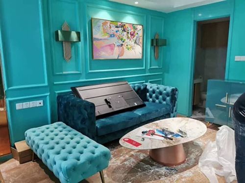 Customer review photo for Plaster Art Texture Painting #SG050