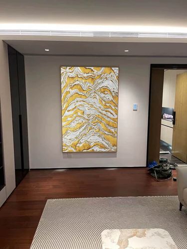 Customer review photo for Plaster Art Texture Painting #SG009