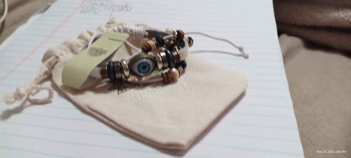 Customer photo review of Anti-jealousy Evil Eye Bracelet