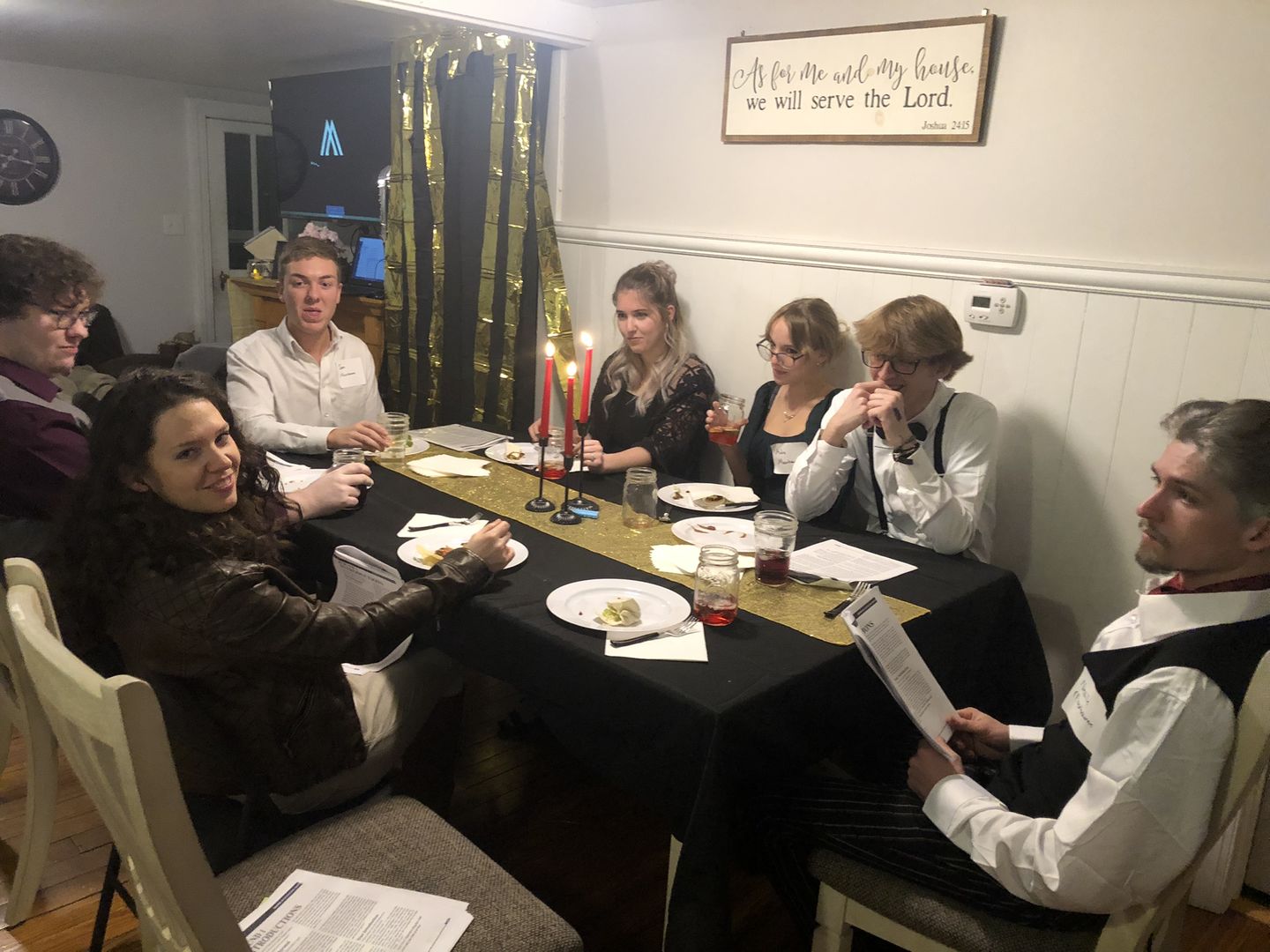 Customer photo review of Sherlock Holmes Murder Mystery Host Your Own Game Kit