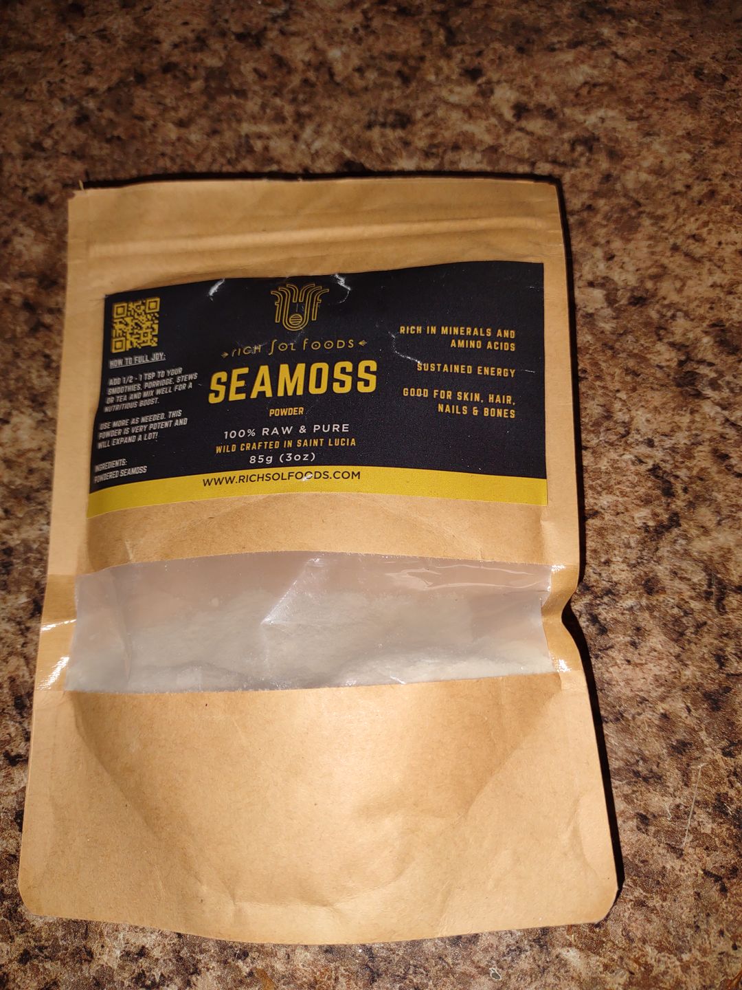 Customer photo review of Seamoss Powder