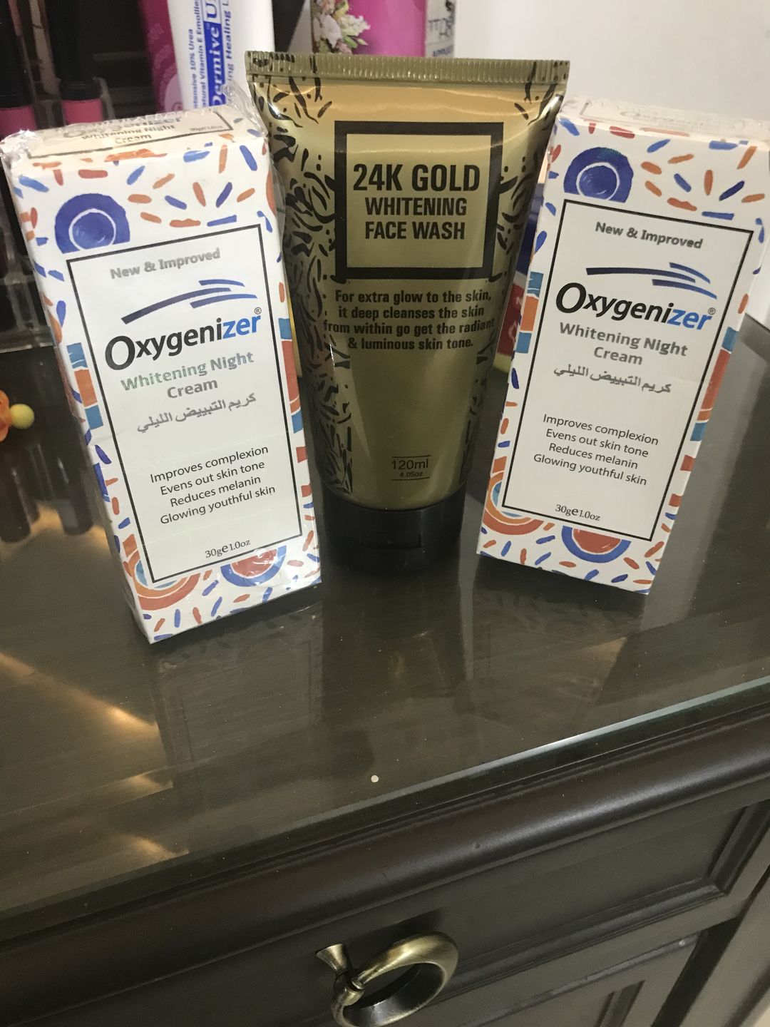 Customer photo review of Cream For Skin Whitening – Oxygenizer