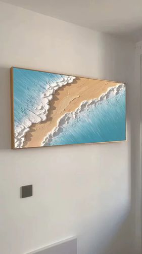 Customer review photo for Plaster Art Texture Painting #SG024