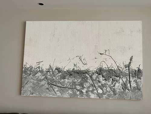 Customer review photo for Plaster Art Texture Painting #TX101